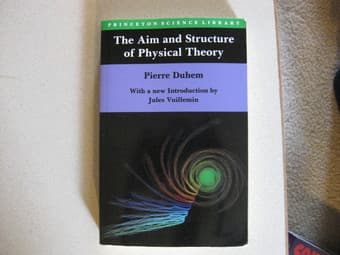 Duhem Aim and Structure of Physical Theory textbook for Phil 60 $15 1