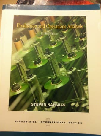 MS&E 260 Textbook Fifth Edition ONLY $40 1