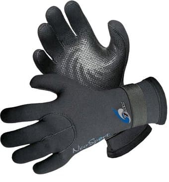 Neoprene 5mm wetsuit glove (good for windsurfing, diving, etc.). 1
