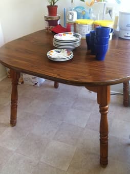$15 foldable wooden dinning table 1