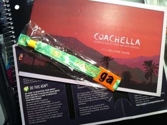 1 COACHELLA TICKET - WEEKEND 1 1