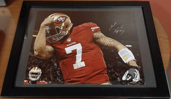 FRAMED $325 OBO Colin Kaepernick 49ers 16"x20" Autographed PSA 3