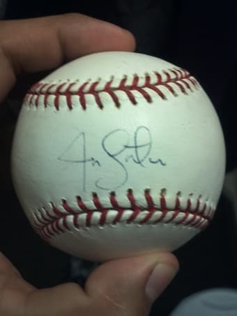 $125 Autographed Jon Lester Baseball 1