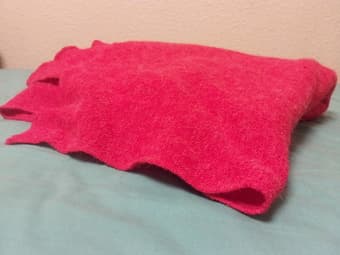 Zara Red Extra Long Scarf $15 2