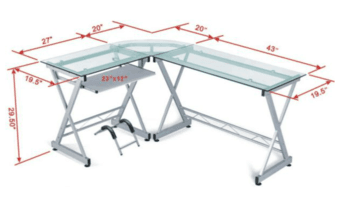 Laptop desk/study table - $80 1
