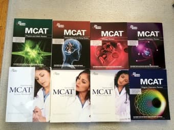 Almost New Princeton Review MCAT Study Set ($250) 1