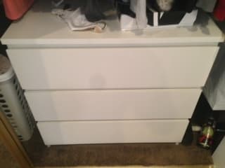 white ikea 3 drawers - great condition - $30 1