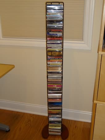 CD rack $5 1
