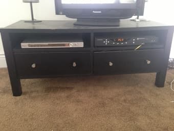 Black TV Stand - $40 1