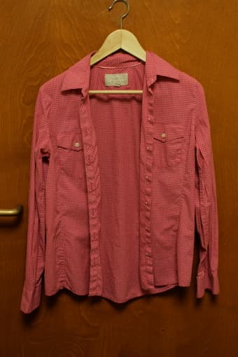 Banana Republic Pink Flannel Shirt, Size S, $15 1