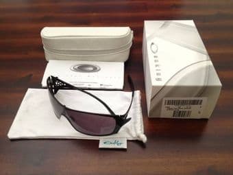 OAKLEY SUNGLASSES DART BLACK CHROME WARM GREY (*like new*)!!! - $120 2