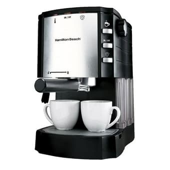 Hamilton Beach Espresso/Cappuccino Maker with Pod Holder ($60) 1