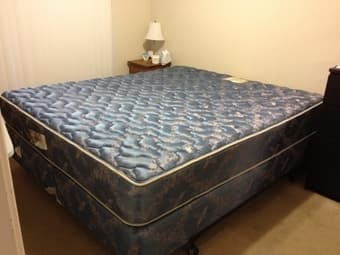 Firm King size mattress (box spring and frame included for free!) $175 1