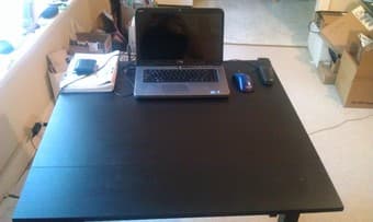 Dining Table/Desk and Chair - $70 3
