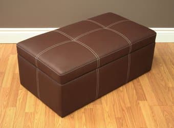 Dorel Home Products Delaney Large Rectangular Ottoman 3