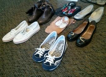 Women's shoes, size 6.5-7, $5-$10 1