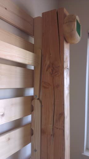 Custom Made Bed Frame + IKEA Slatted Bed Base, Full Size, $20 3