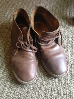 JCrew Dark brown Leather Boots, Mens 7/Women's 9 $40 1