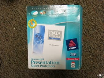 50x Avery Heavyweight Sheet Protectors $5 1