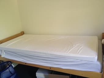 3 in. Memory Foam Mattress Topper for Twin XL 1