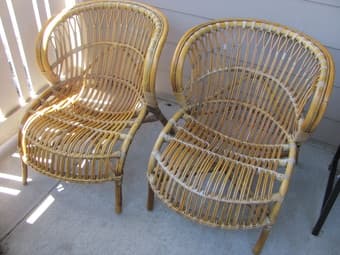Two garden chairs $20 1
