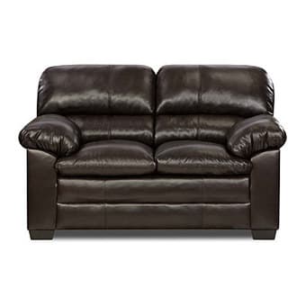 Leather Loveseat 1