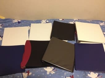 3-ring binders for sale - CHEAP! 1