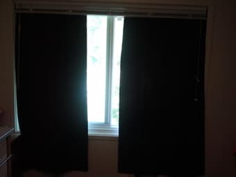 Almost new blackout curtain - $10 1