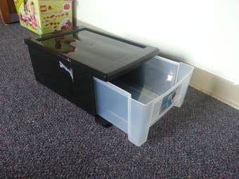 *******FOLDABLE TABLE, DRAWERS, CLOCK, STORAGE******** 2