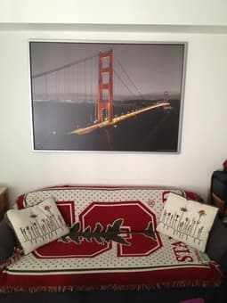 Picture golden gate + frame $20 1
