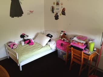 Catalina Toddler Bed+Supreme Crib Mattress+3 Bedsheets+Kilt ONLY $200 2