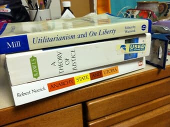 Philosophy Books: Rawls/Mill/Nozick 1