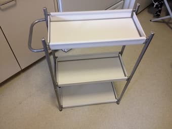 small white shelves, $5 OBO 1