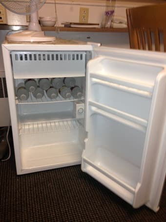 Selling Counter Size Refrigerator ($35) and Fan ($10) 2