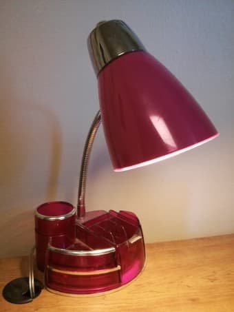 Pink Target lamp $5 1