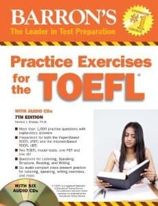 BEST TOEFL PREPARATION SET INCLUDES 2 BOOKS AND 2 CD PACKAGES $50 2
