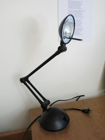 Halogen Desk Lamp (black) - $12 2