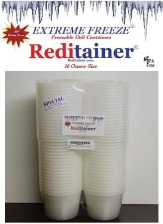 Pack of 36 Freezable Food Containers w/ Lids - Brand New - $8 1