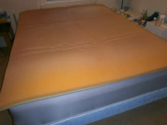 Queen size Ikea Sultan Mattress + Bed Base + Mattress Topper - $100 1