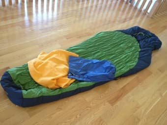 Sleeping Bag: Sierra Designs Men's Long 15ºF Sandman 3D mummy bag $30 2
