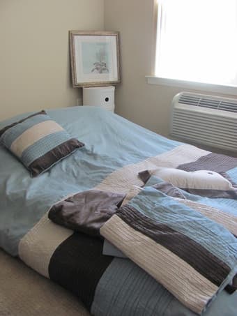 Bedspread set and matching painting 1