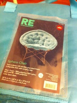 Sphere Chair, Full Length Mirror, Green Carpet 1
