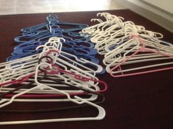 Cloths hangers 10 for $1 1
