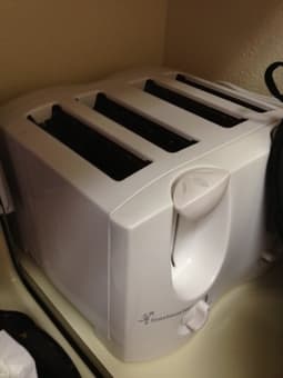 moving sale! microwave/toaster 3
