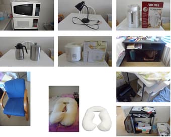 moving sale, microwave, water heater,rice cooker...a lot of stuff .... 1
