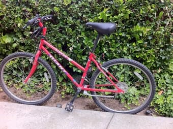 Red mountain bike perfect for new student $70 2