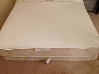 Queen Simmons Mattress + Box - $100 1