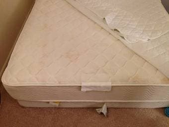 Queen Simmons Mattress + Box - $100 2