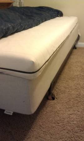 IKEA twin bed set- mattress foundation and frame 2