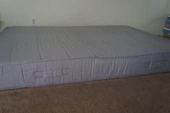 Moving Sale: full size bed frame +Matress 80$ 2